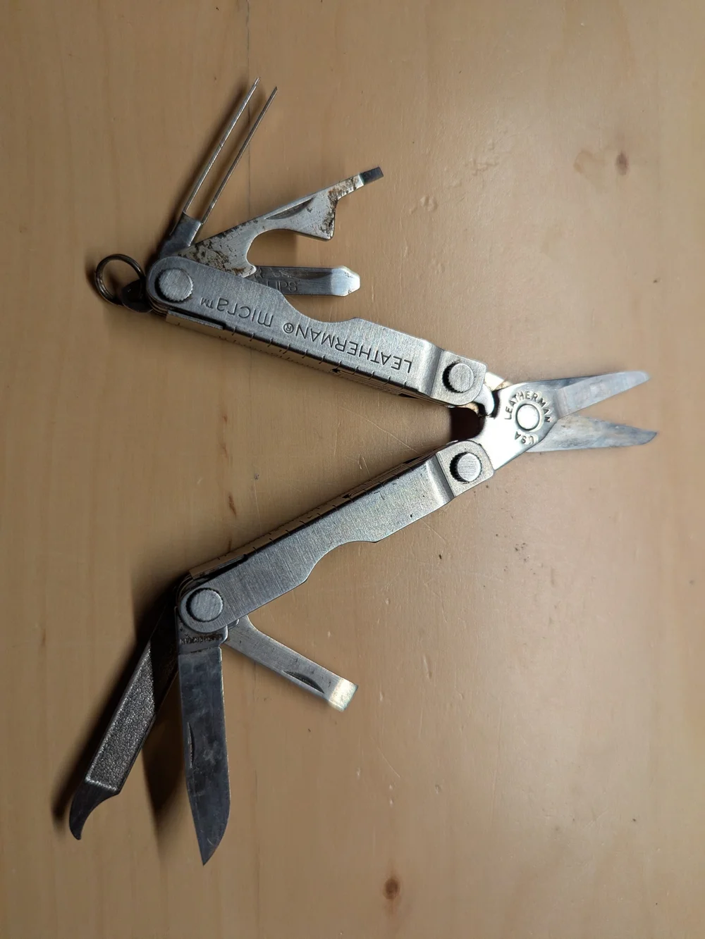 Leatherman Micra Compact Silver Multi-Tool - Men's Accessory